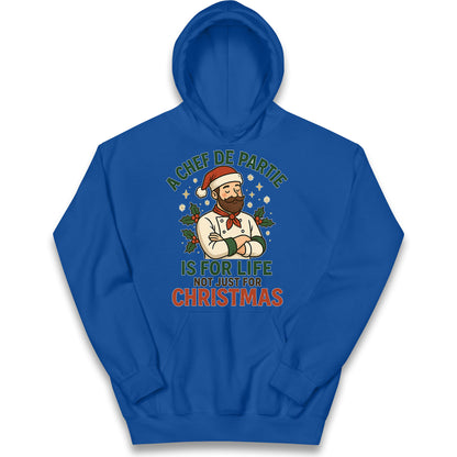 Chef De Partie Christmas Kids Hoodie
