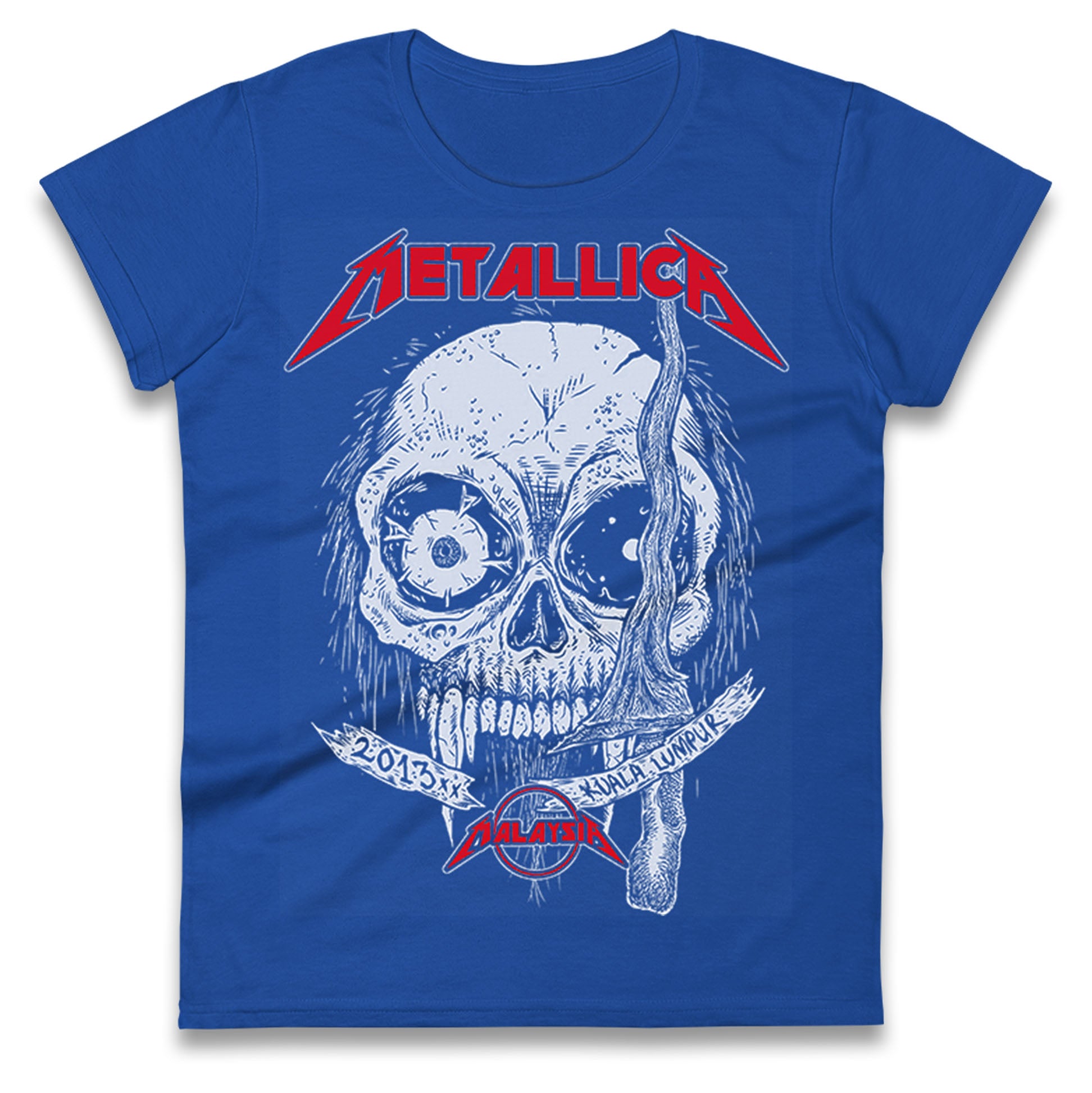 Metallica 2013 Kuala lumpur Ladies T Shirt