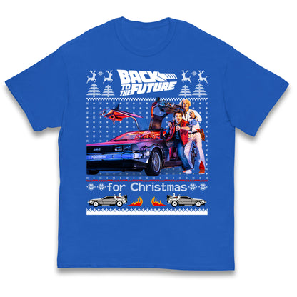 Back To The Future Christmas Kids T Shirt