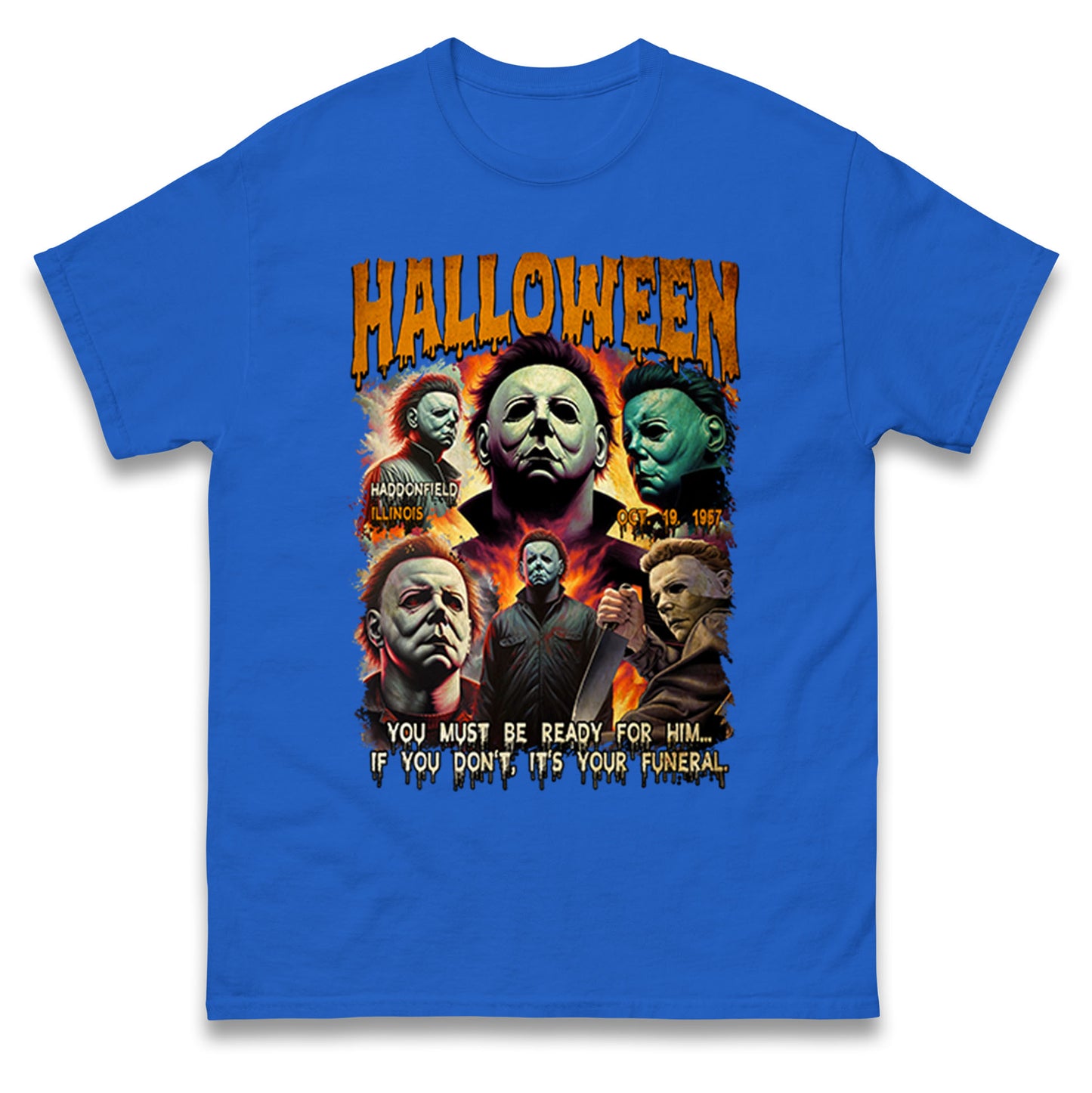 Michael Myers Horror Halloween Bootleg T Shirt