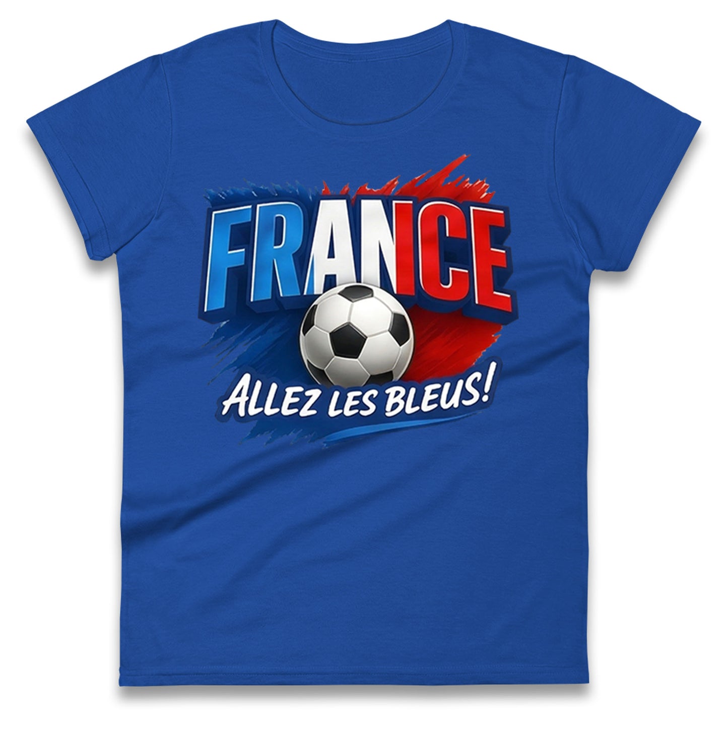 France Retro World Cup Ladies T Shirt