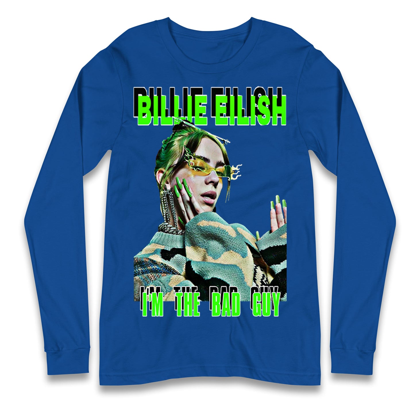 Billie Eilish Singer Longsleeve T Shirt