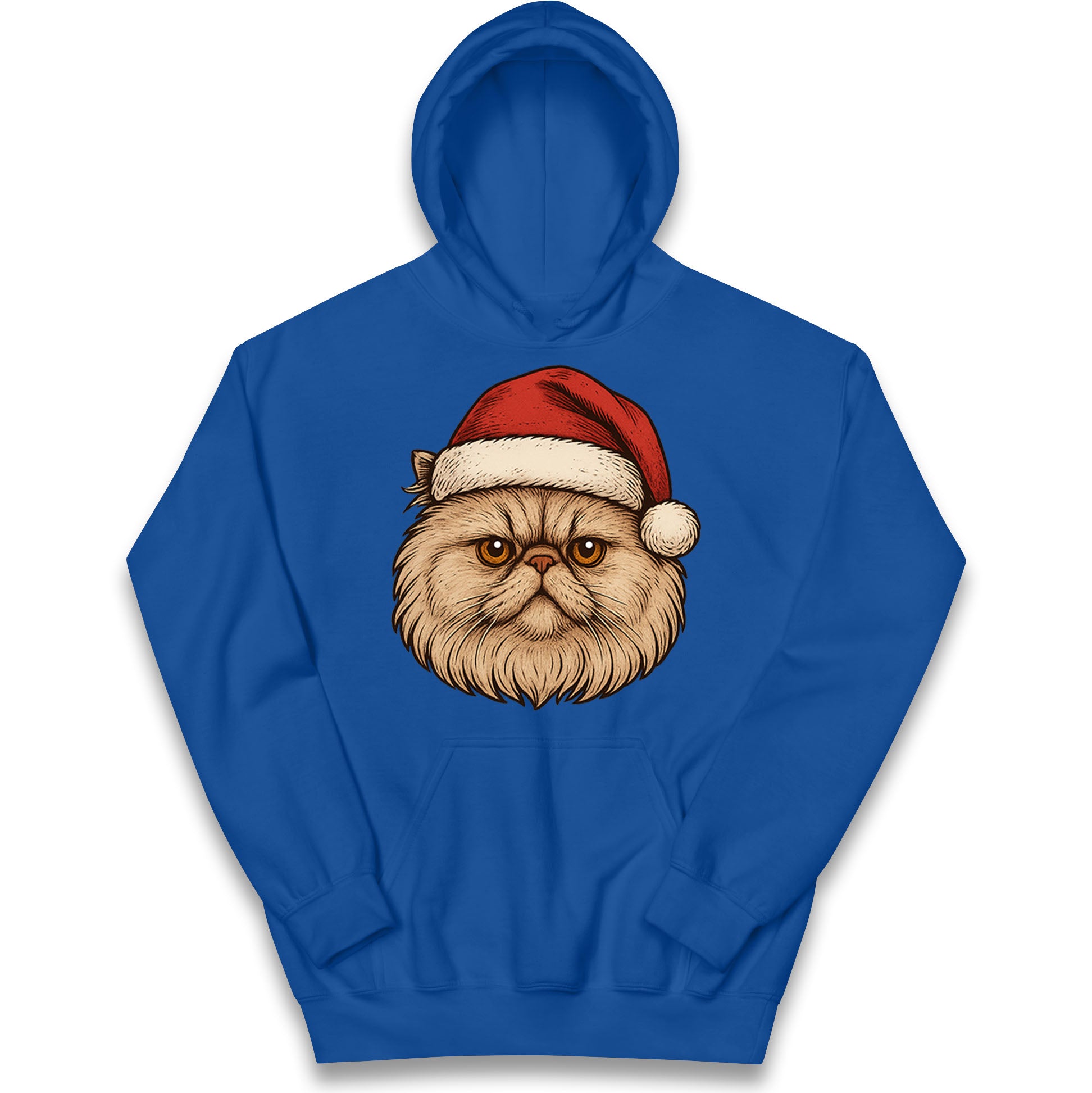 Persian Cat Christmas Kids Hoodie