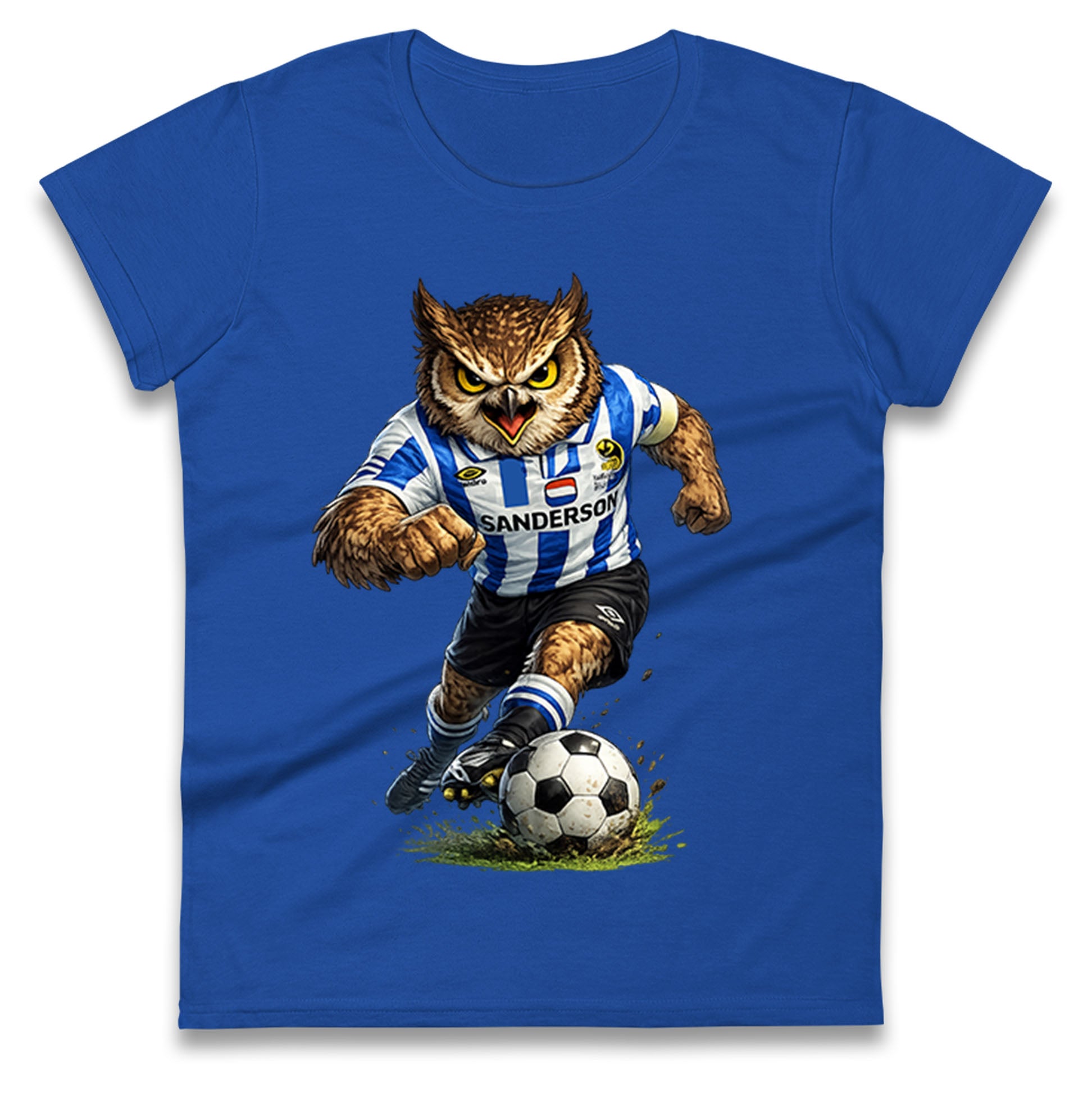 Classic Sheffield Wednesday Football Ladies T Shirt