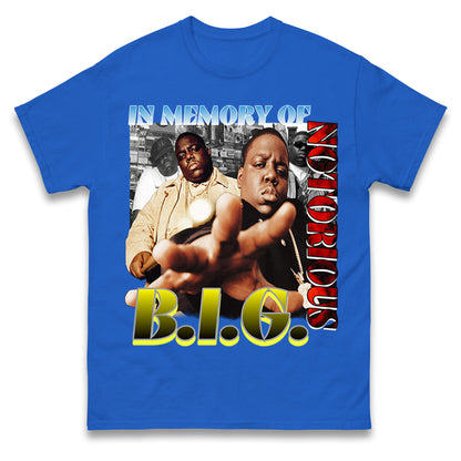 In memory of Notorious B.I.G. T Shirt