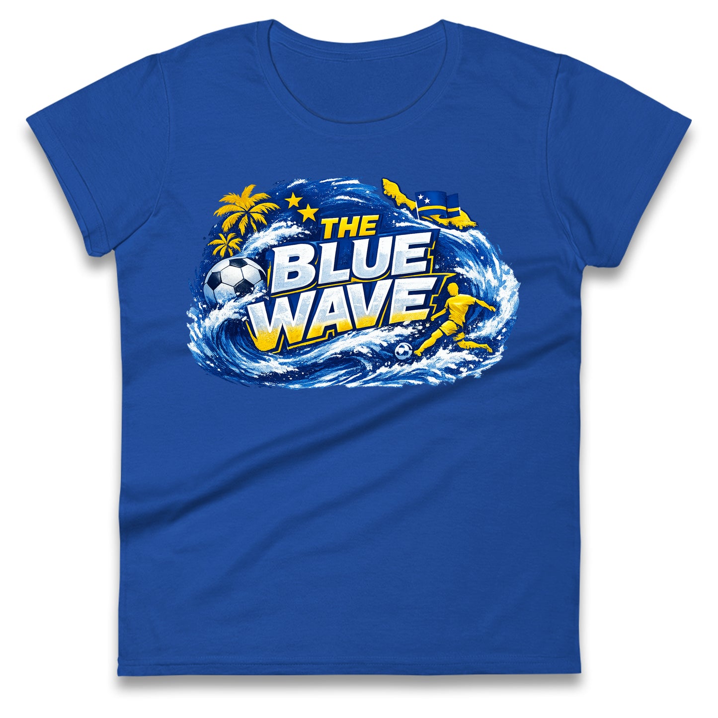 Curacao Football Ladies T Shirt