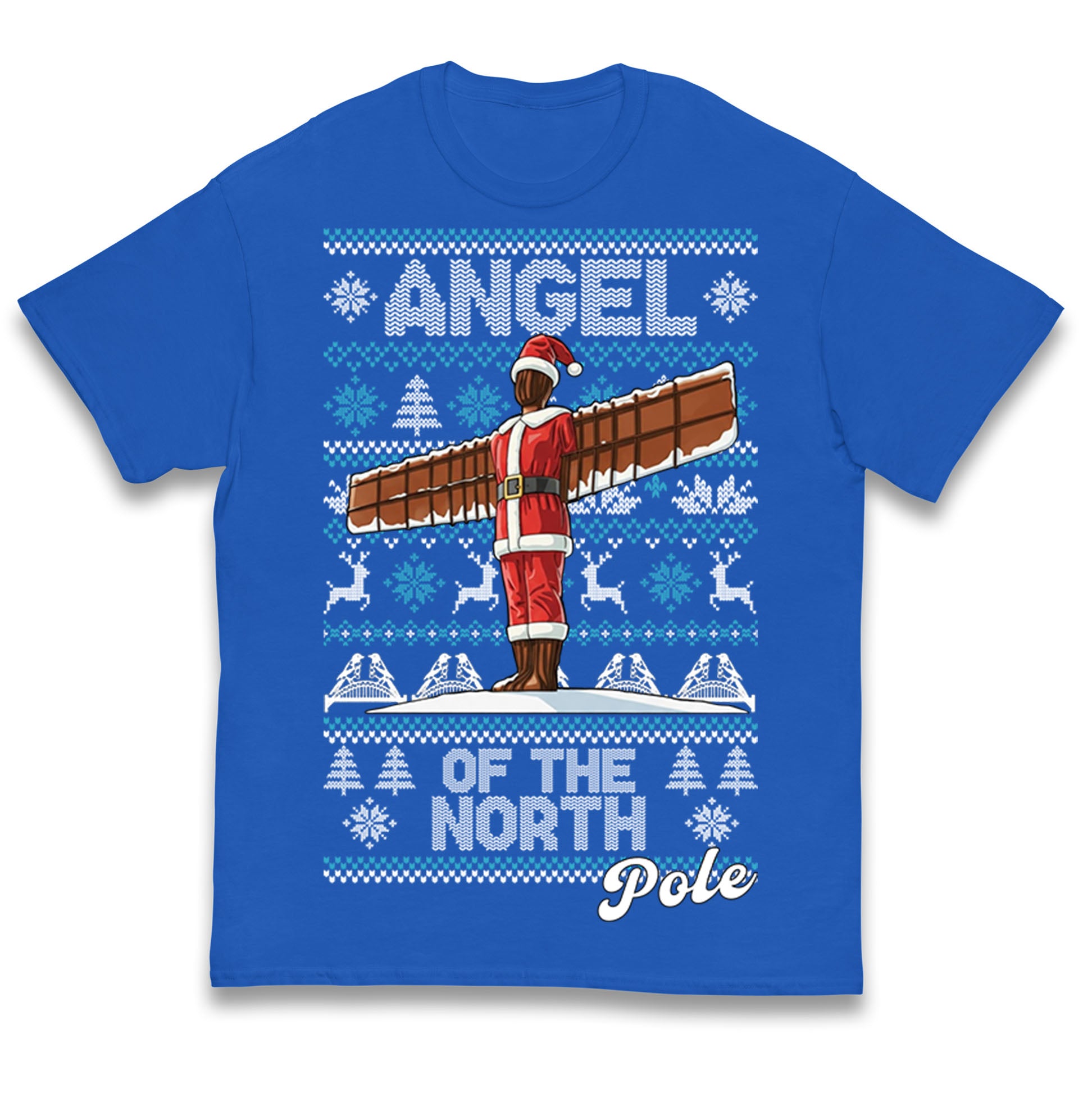 Angel Of The North Pole Christmas Kids T Shirt