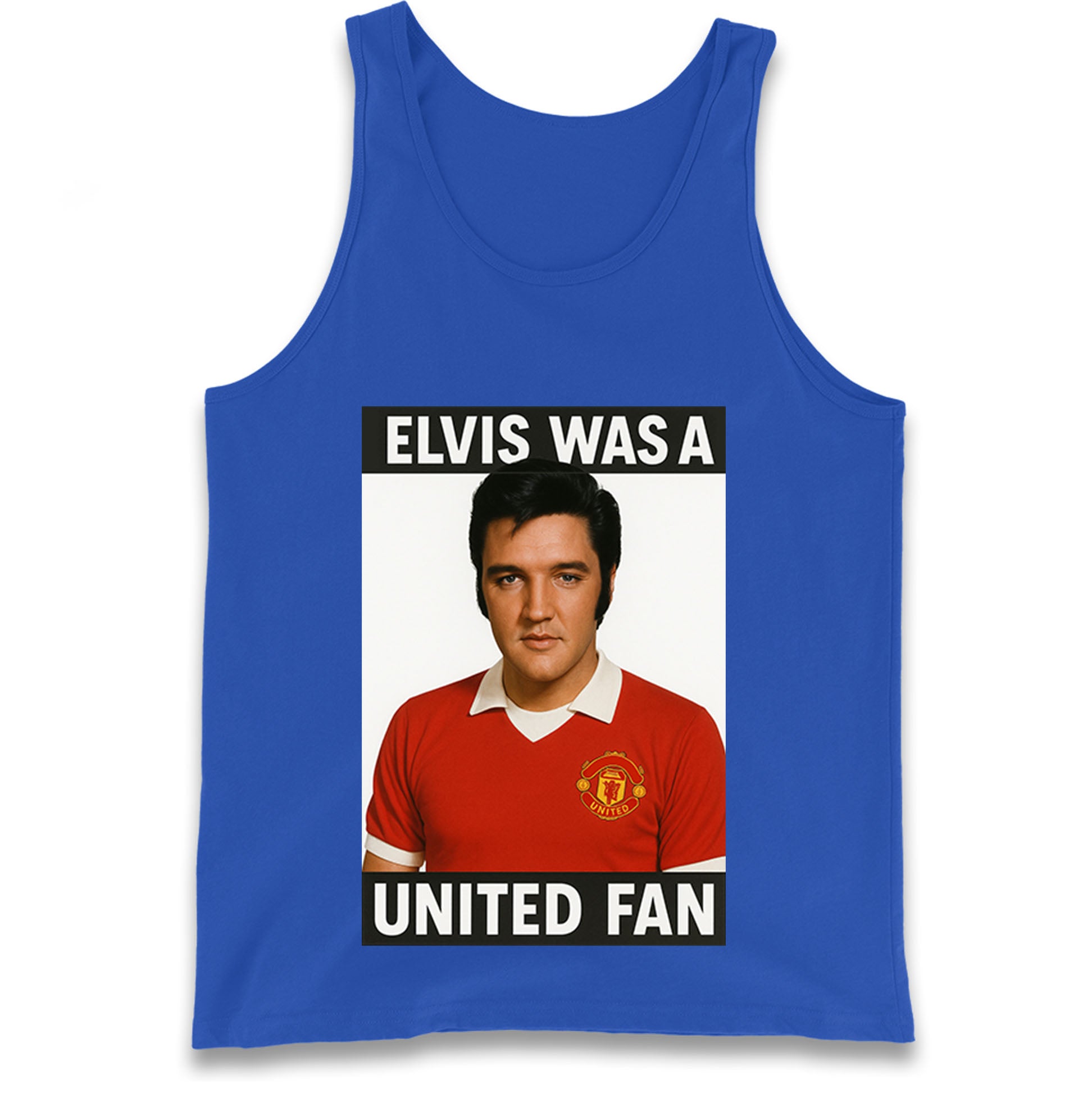 Elvis Presley Mnchester United Tank Top