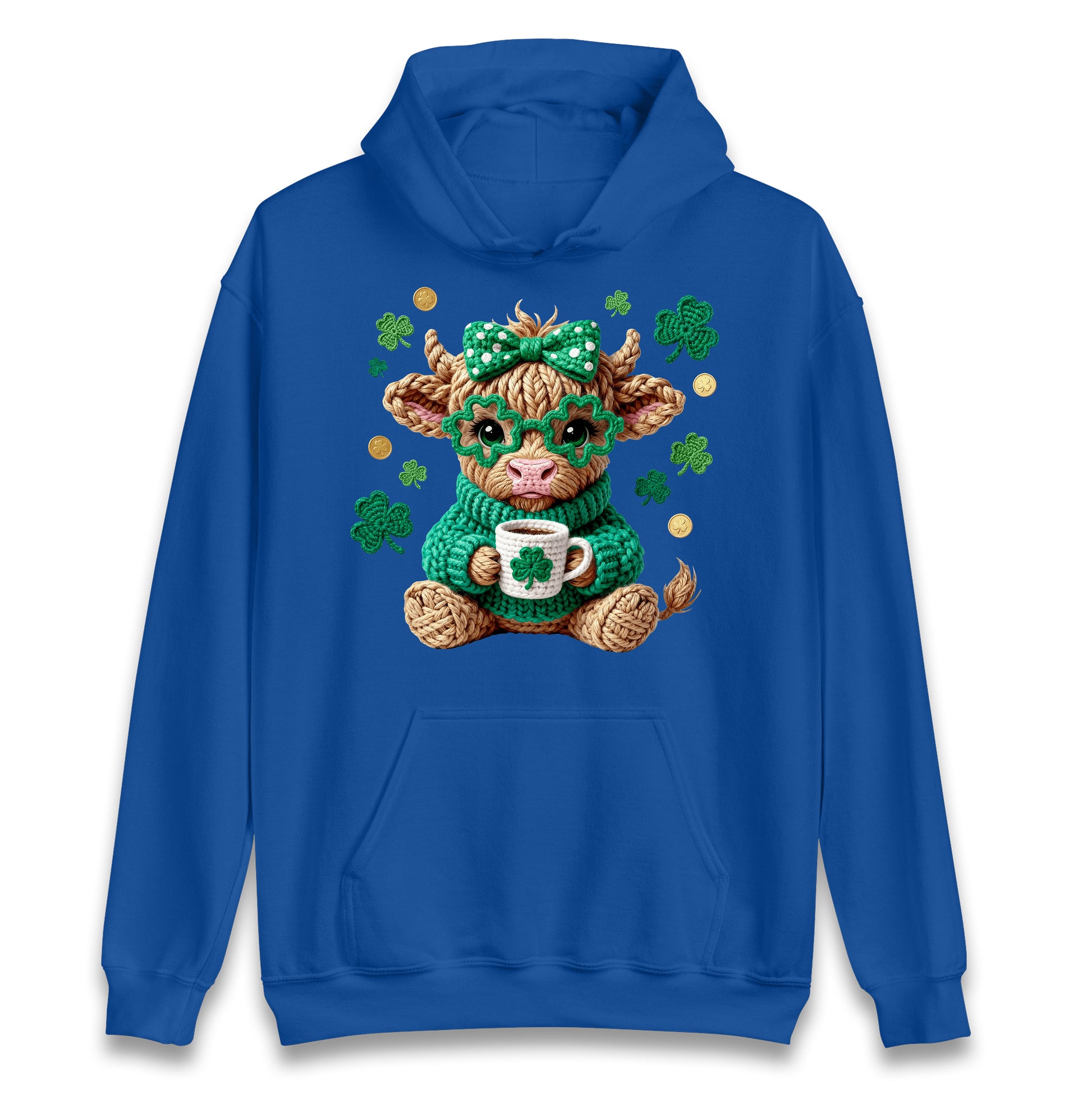 Cute Cow St Patrick Hoodie