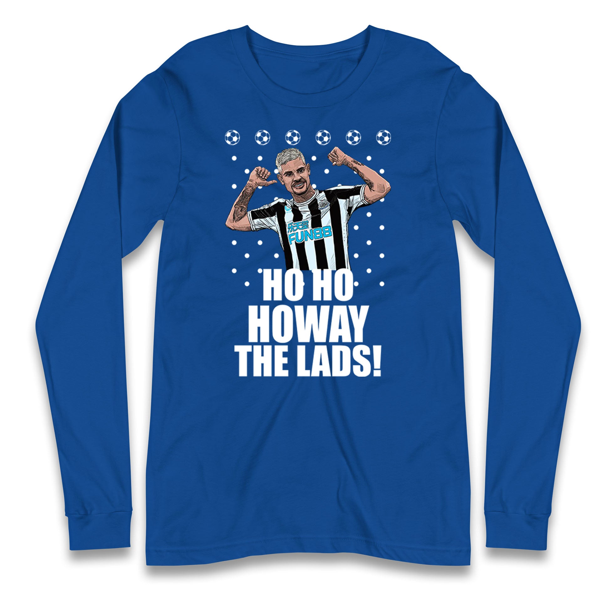 bruno guimaraes christmas long sleeve t shirt