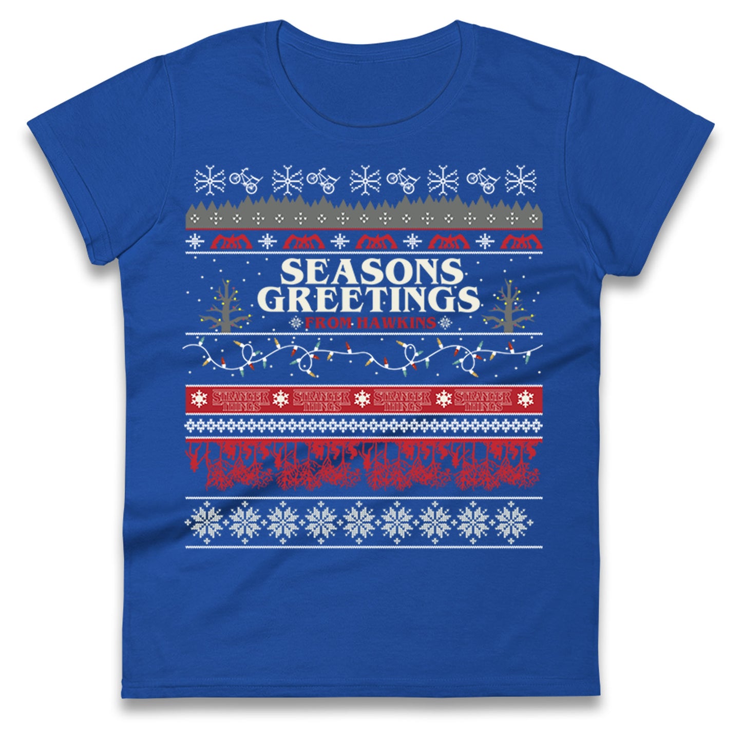 Stranger Things Trailer Ladies T Shirt