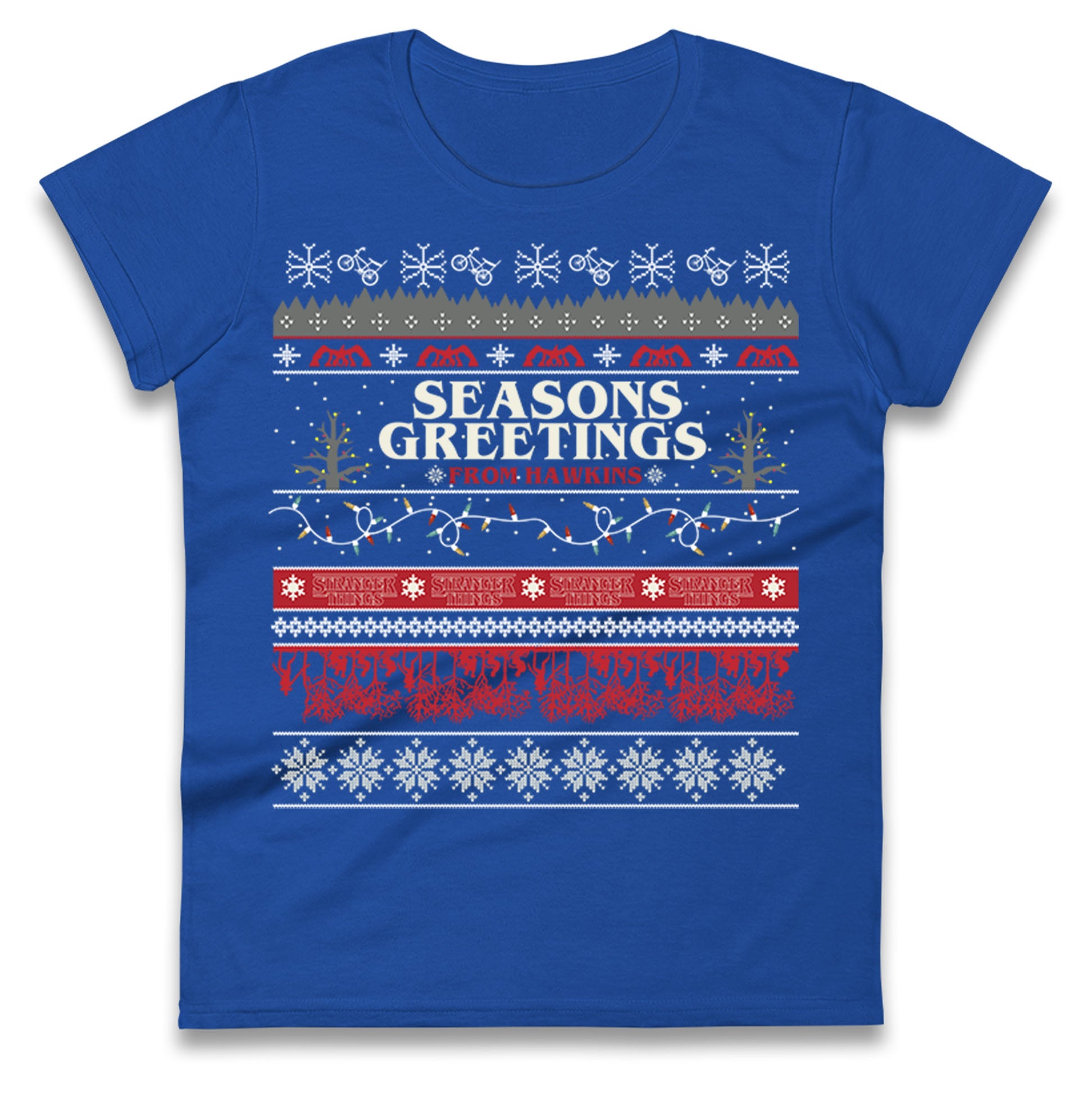 Stranger Things Trailer Ladies T Shirt