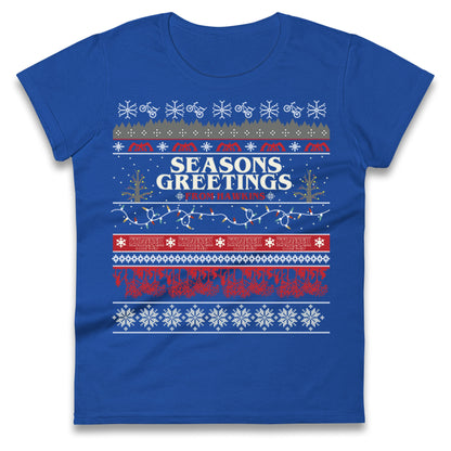 Stranger Things Trailer Ladies T Shirt