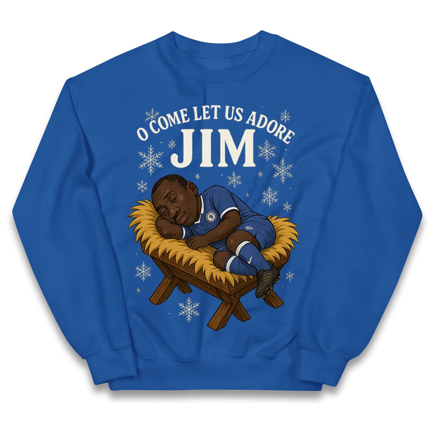 Retro Chelsea Christmas Kids Jumper 