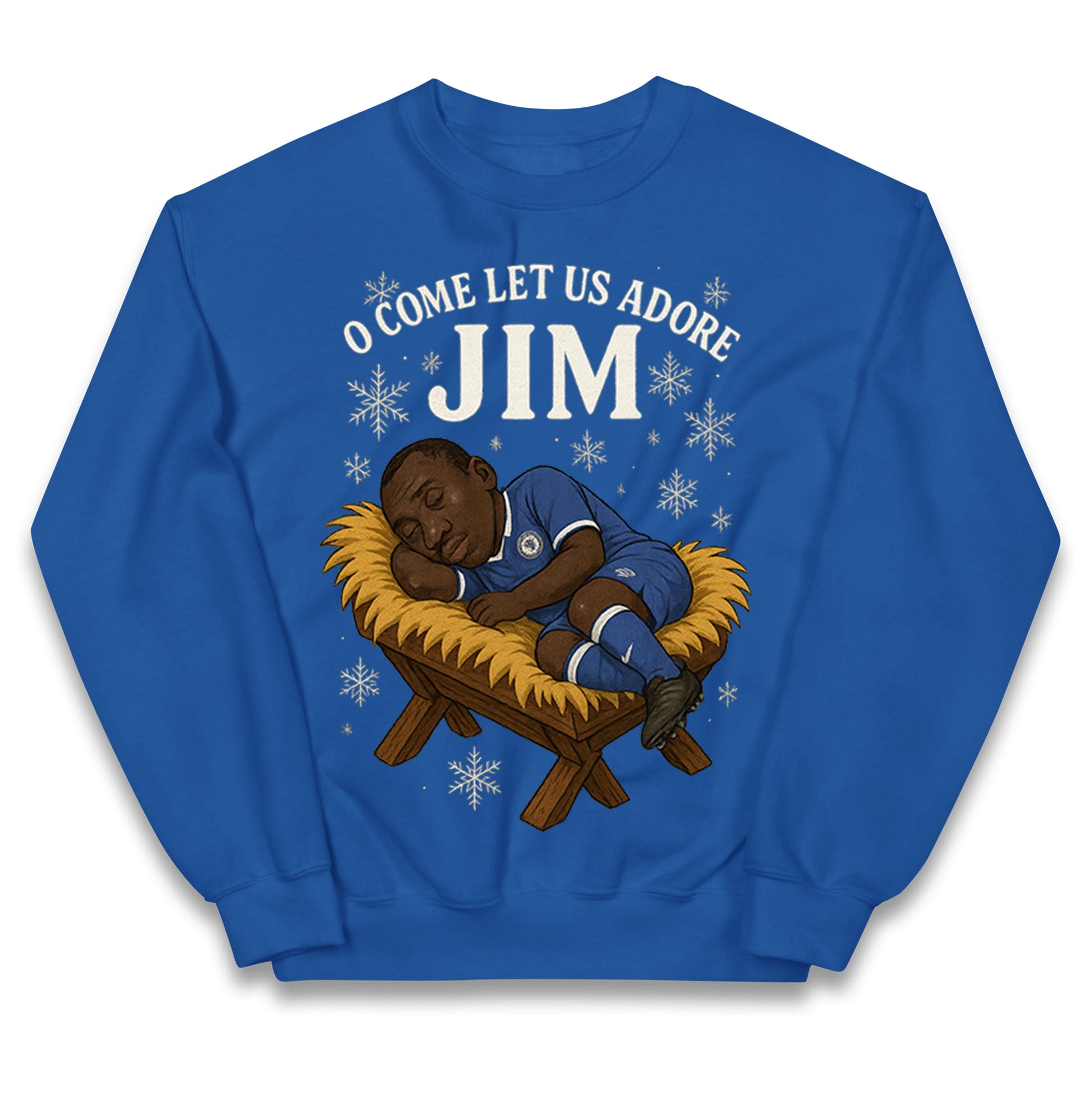 Retro Chelsea Christmas Kids Jumper 