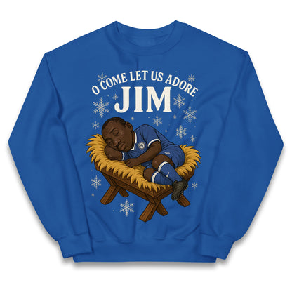 Retro Chelsea Christmas Kids Jumper 