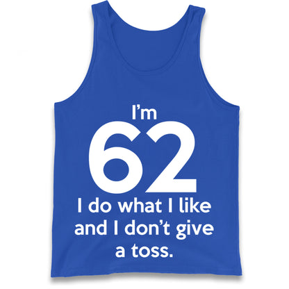 62nd Birthday Tank Top