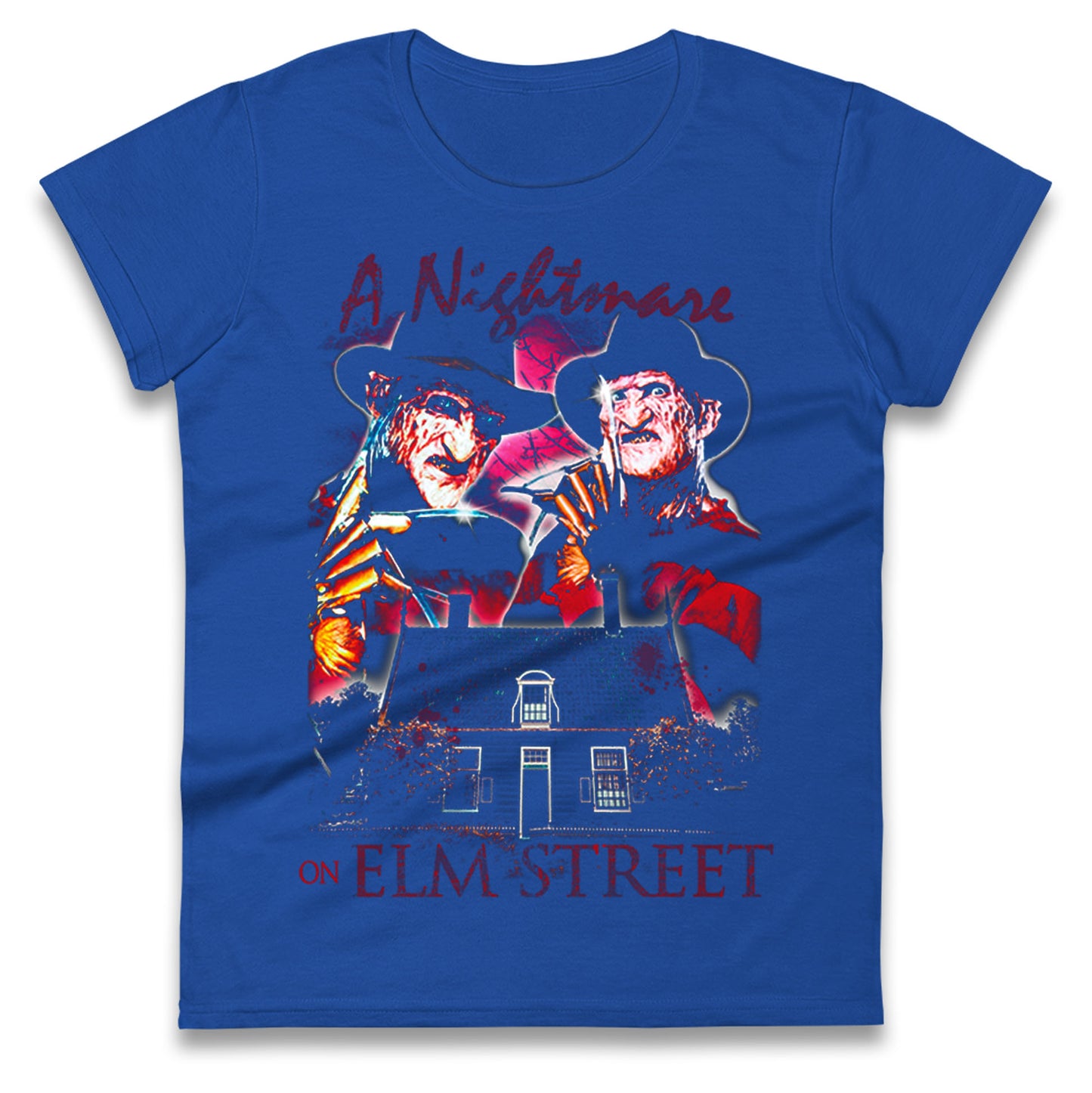 Freddy Krueger Movie Ladies T Shirt 
