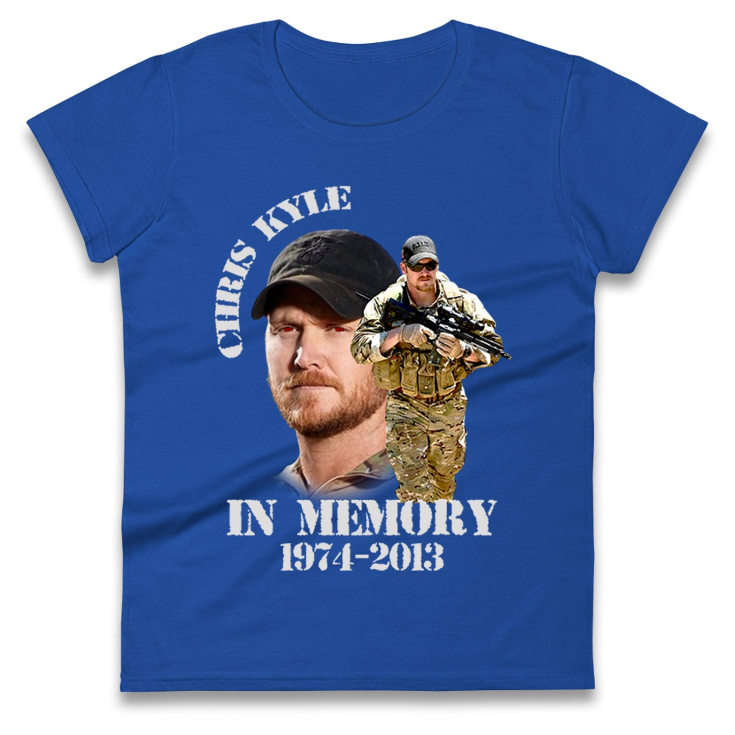 Chris Kyle Memorial Ladies T Shirt