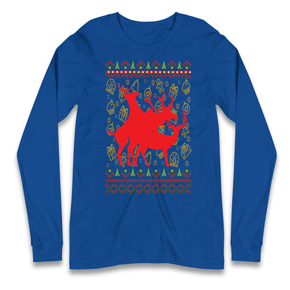 Reindeer Making Fun Christmas T Shirt