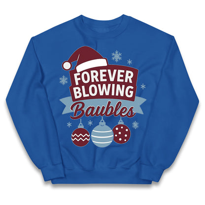 Forever Blowing Baubles West Ham Christmas Kids Jumper