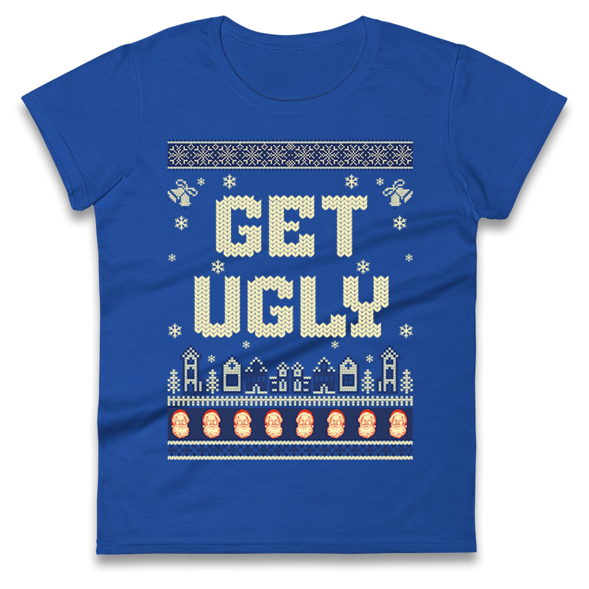 Ugly christmas Ladies T Shirt