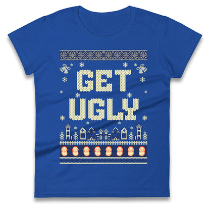 Ugly christmas Ladies T Shirt