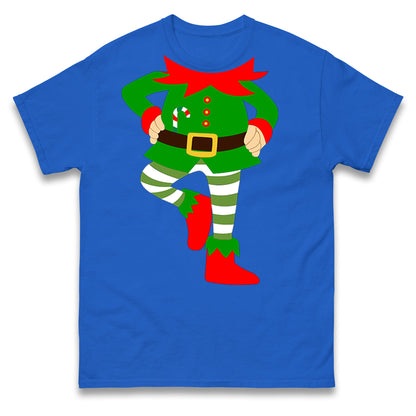 Personalise Christmas Party Wear Elf Mens t shirt