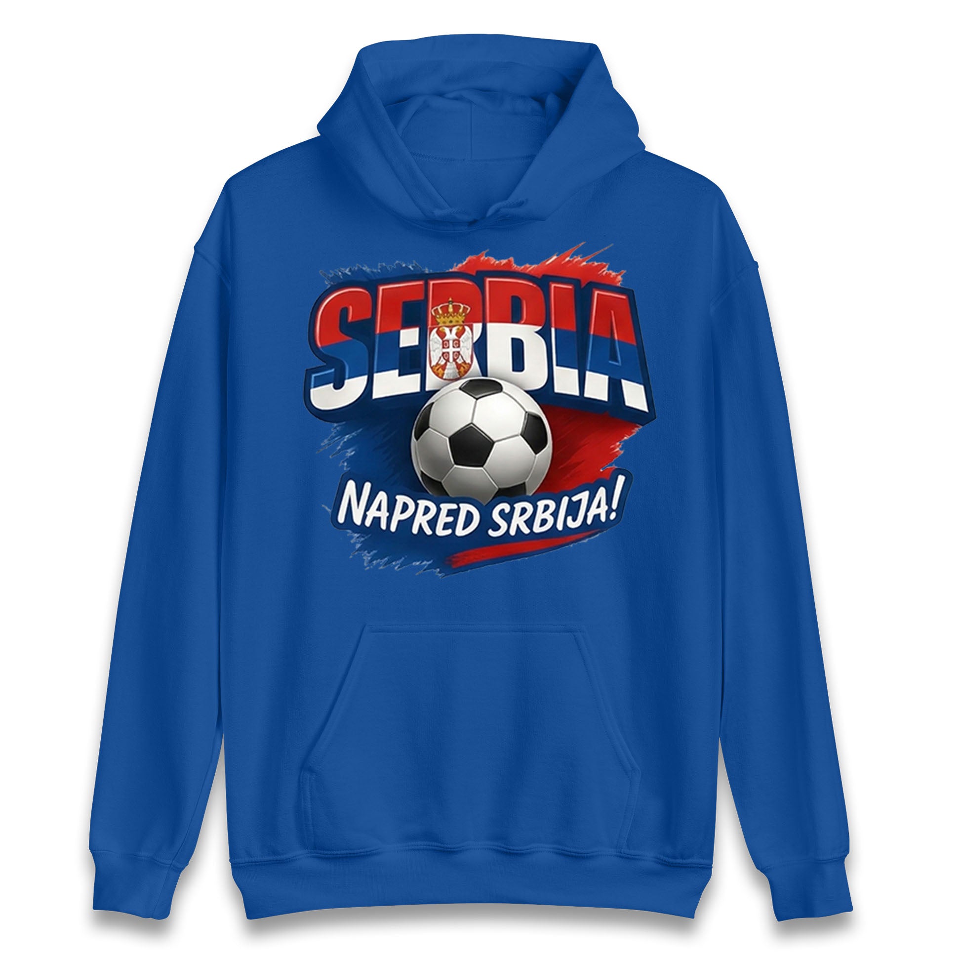 Serbia Retro World Cup Hoodie