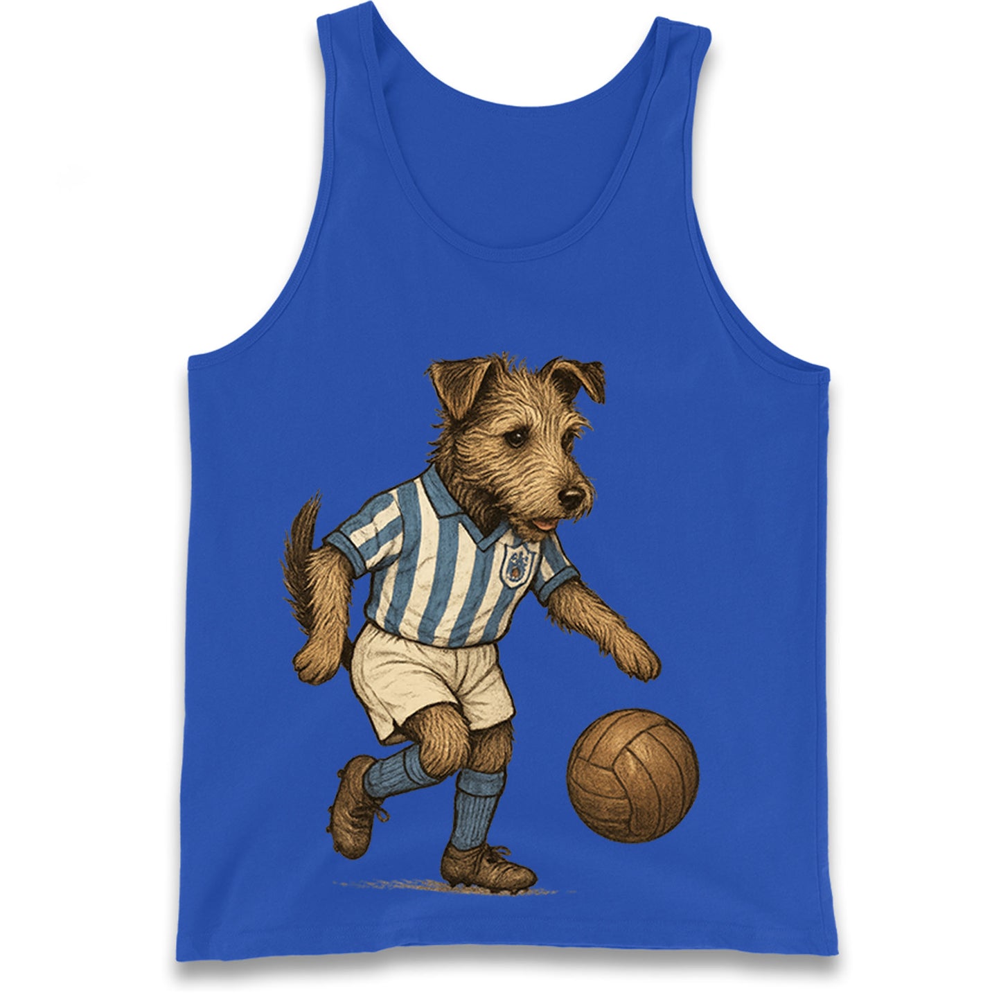 Retro Huddersfield Town Christmas Tank Top
