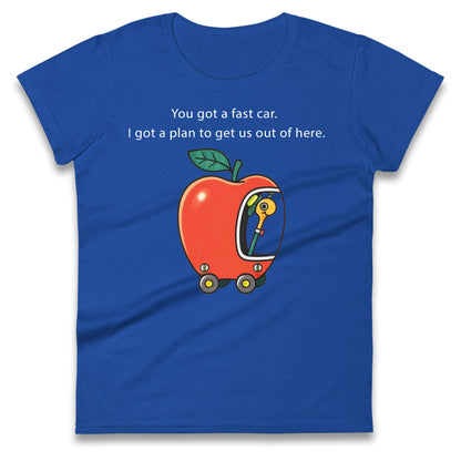 Fast Car Ladies T Shirt