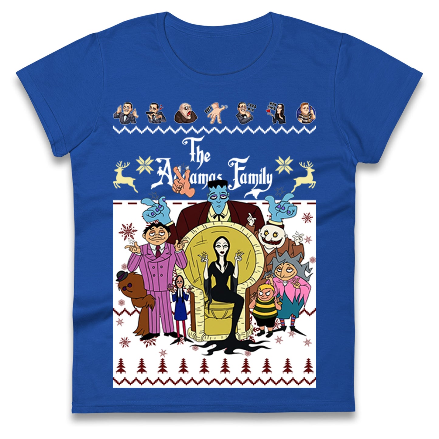 The Addams Family Christmas Ladies Shirt