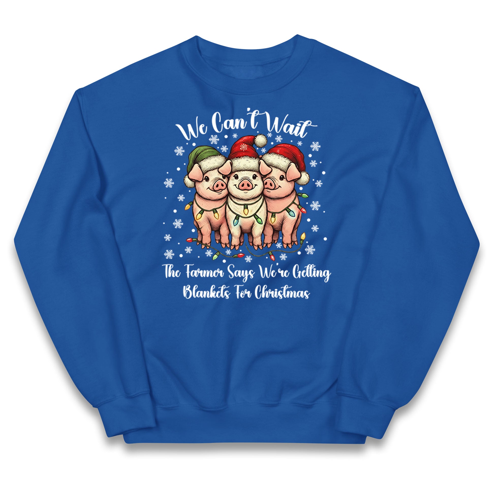 Three Pigs Christmas Kids Jumper