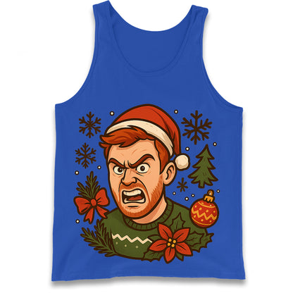 Angry Ginge Christmas Tank Top