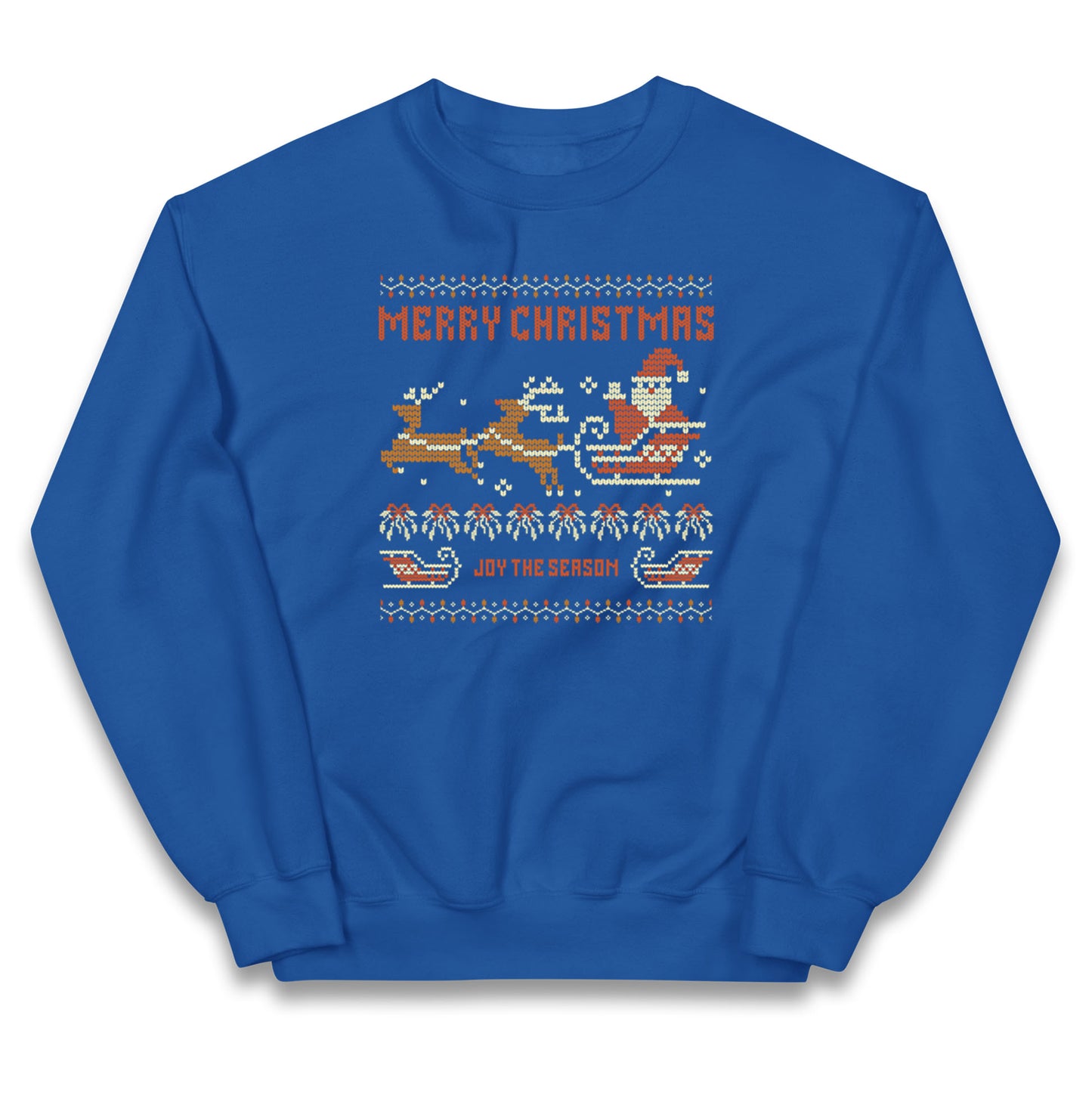 Merry Christmas Joy The Season Christmas Kids Jumper