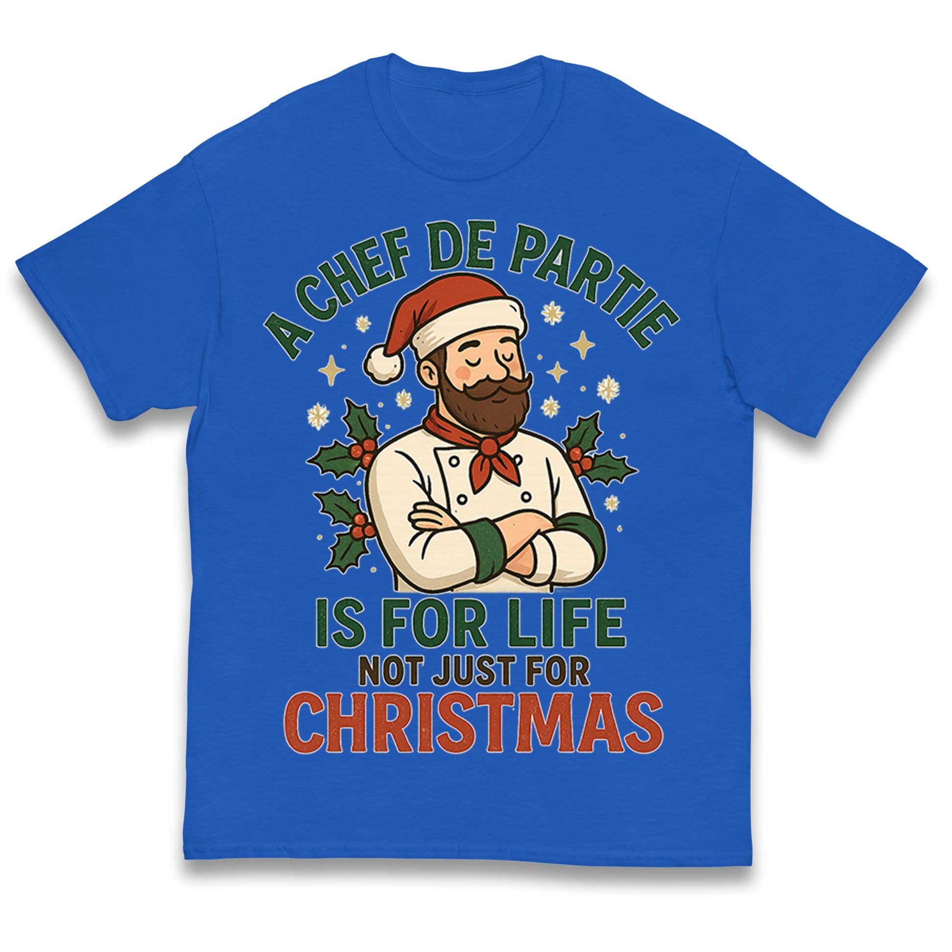 Chef De Partie Christmas Kids T Shirt