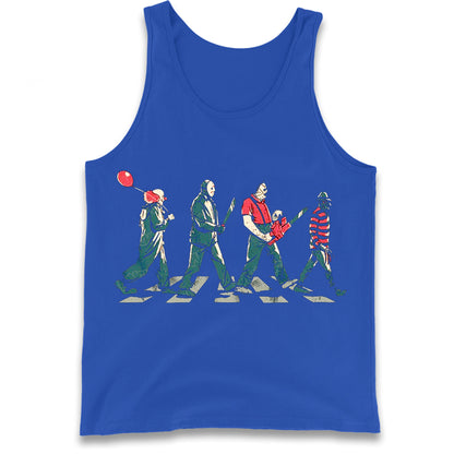 Horror Characters Friends Spoof Halloween Tank Top