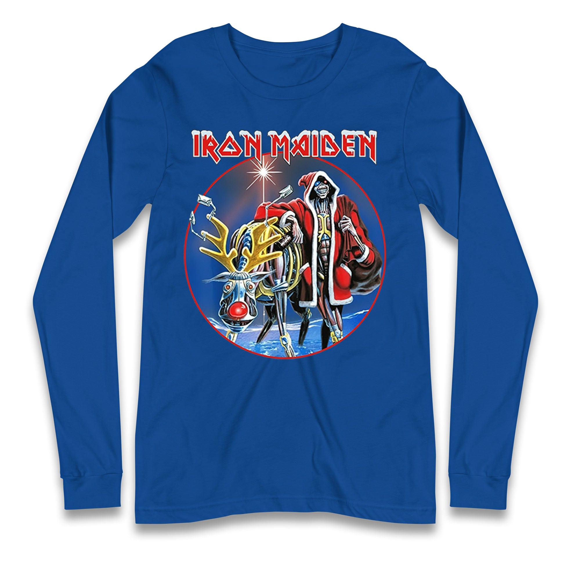 Iron Maiden Christmas Longsleeve T Shirt 
