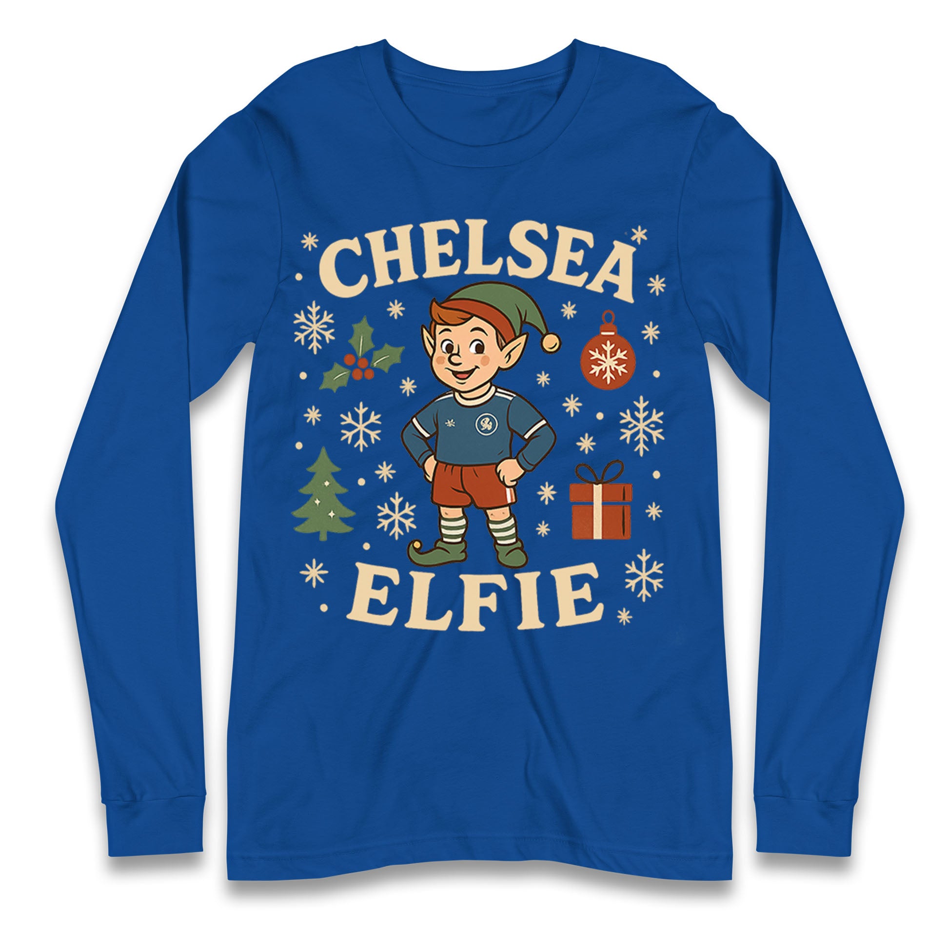 Chelsea FC Christmas Longsleeve T Shirt