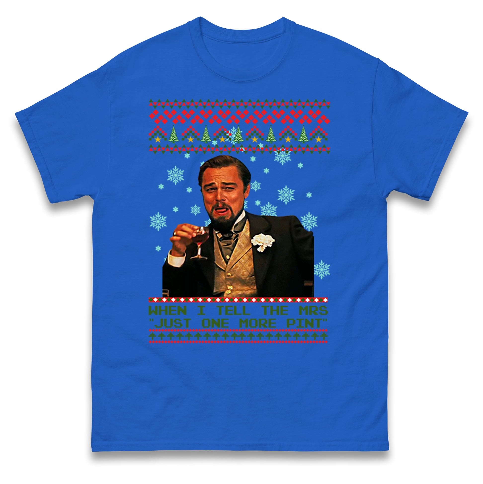 leonardo dicaprio christmas t shirt