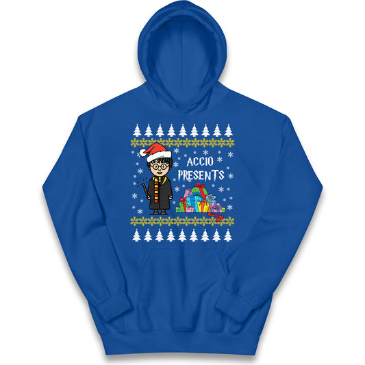 harry potter accio presents hoodie