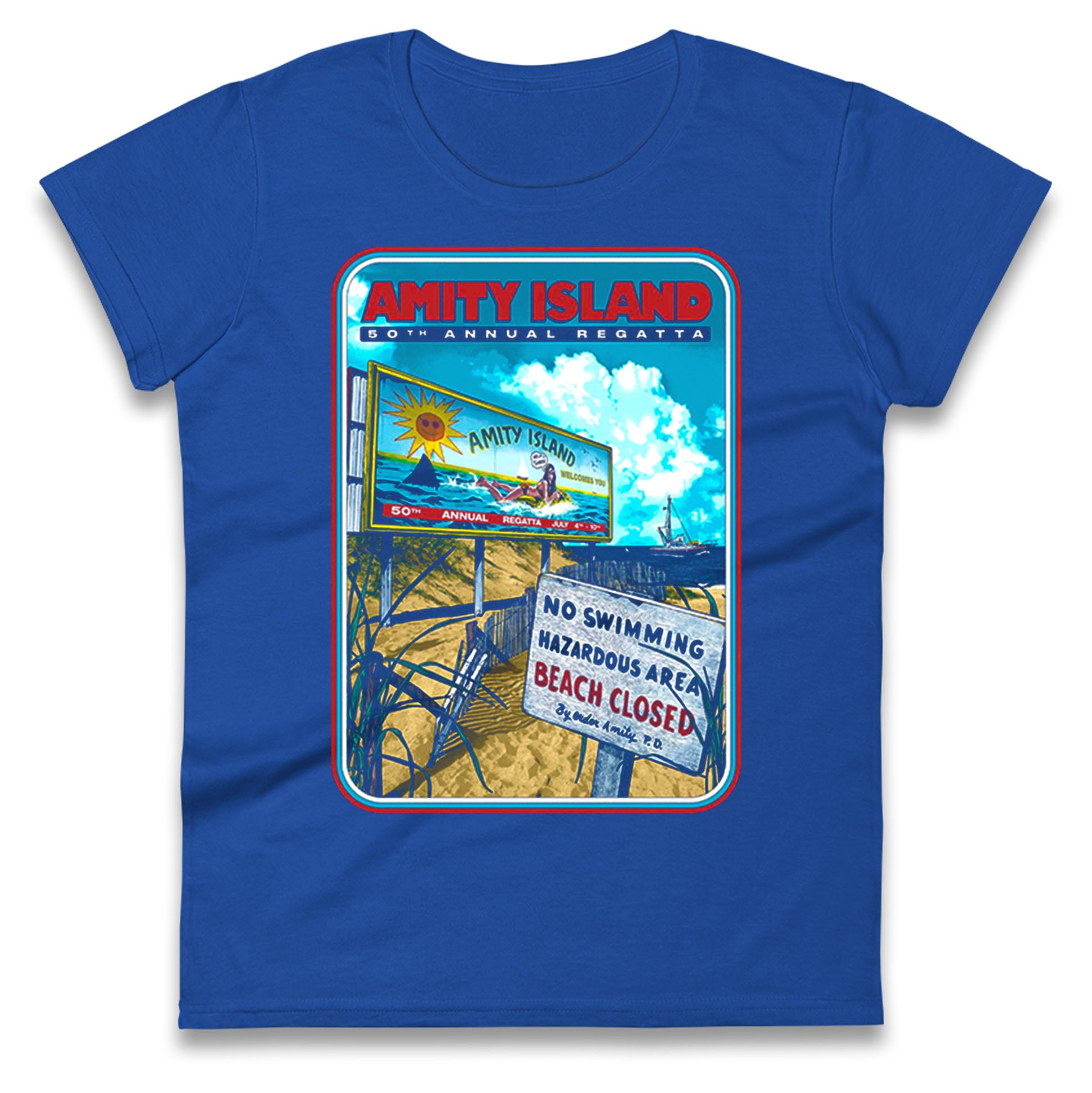 Jaws Ladies T Shirt