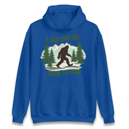 Retro Funny Bigfoot Dad Hoodie
