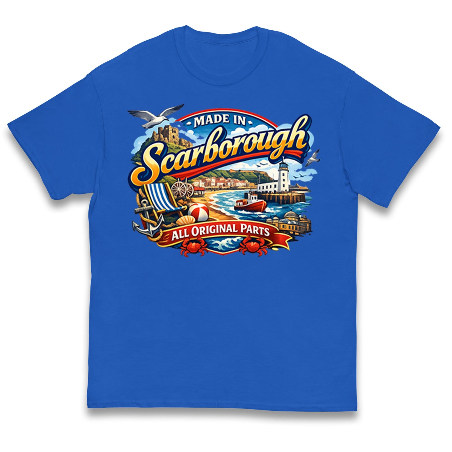 Made In Scarborough All Original Parts Kids T Shirt