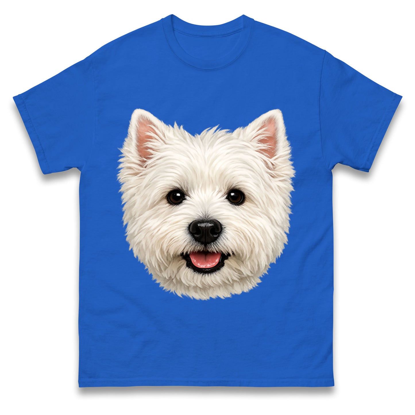West Highland White Terrier Dog Face T Shirt