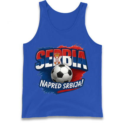 Serbia Retro World Cup Tank Top