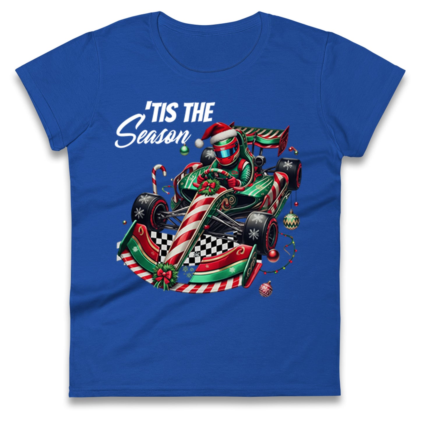 F1 Karting Tis The Season Christmas Ladies Shirt