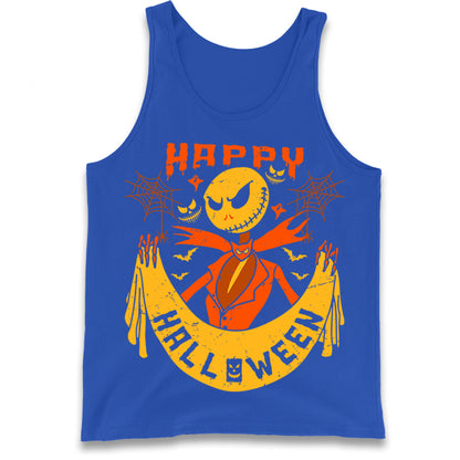 Jack Skellington Happy Halloween Tank Top