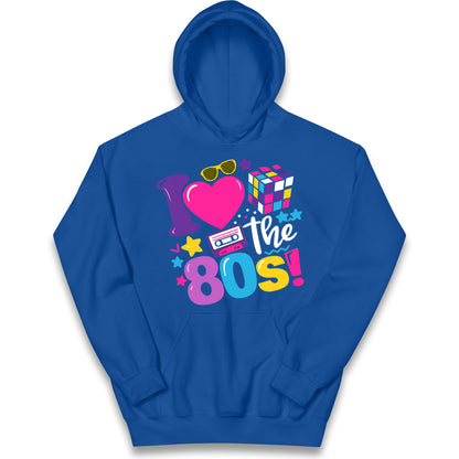 I Love The 80's Kids Hoodie 