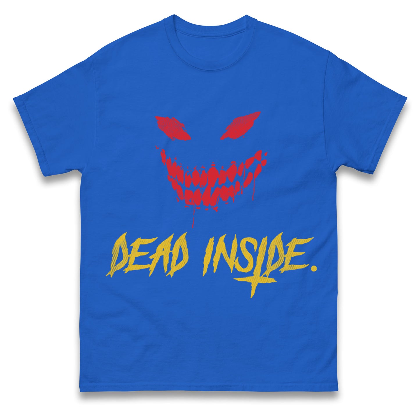Horror Face Dead Inside Halloween t shirt